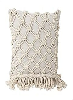 اشتري Ariika piper macrame cushion في مصر