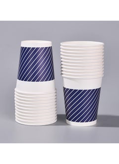 اشتري Thickened disposable paper cup 250ml, 50 pieces في السعودية