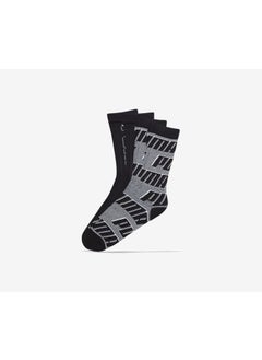 اشتري Men Pack Of 2 Classic Crew Socks, Black في الامارات