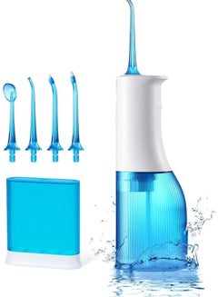 Buy Water Flosser Cordless, SOOCAS 240ML Professional Dental Oral Irrigator with 7 Modes & 4 Jet Tips, USB-C Charged for 80 Days Use, Detachable Water Tank, Portable Rechargeable Teeth Cleaner, W3 Pro in UAE