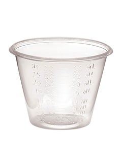 اشتري Plastic Disposable Medicine Measuring Cups 30Ml في الامارات