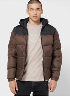 Buy Zip Through Puffer Jacket in UAE