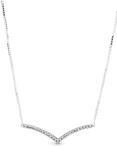 Buy PANDORA Wishbone Necklace Sterling Silver in UAE