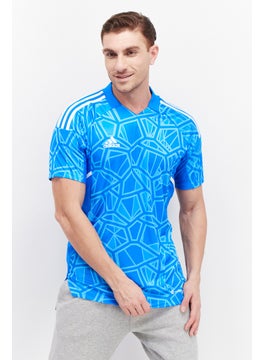 اشتري Men Sportswear Fit Short Sleeves Training Jersey, Turquoise في السعودية