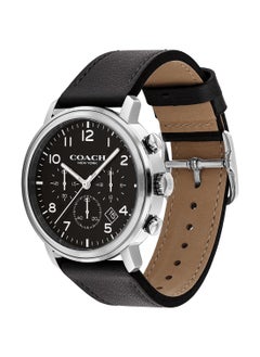 Buy Men's Chronograph Round Shape Leather Wrist Watch 14602539 40 Mm in UAE