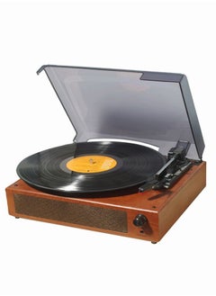 Buy Record Player Encoding Recording Function PC-Link Vintage Vinyl Turntable with Bluetooth and Built in Speakers Vinyl Player 33 45 78 in Saudi Arabia