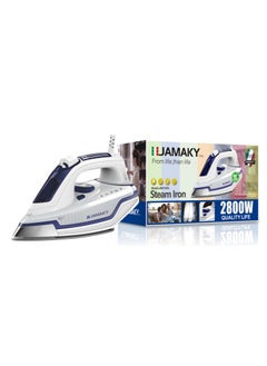 Buy Professional Steam Iron  with Italian technology 2800W 420ml Portable Steam Iron Powerful and High Quality Handheld with Ceramic Plate The steam iron is designed to give you the best results. in Egypt