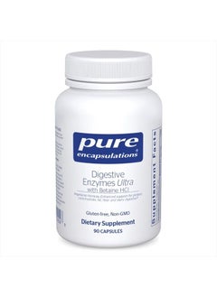 Buy Digestive Enzymes Ultra with Betaine HCl - 90 Capsules in UAE