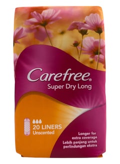 اشتري CAREFREE LINERS 20s SUPER DRY LONG في الامارات