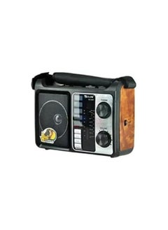 Buy Rx-333 portable radio reciever 4 band - wooden in Egypt