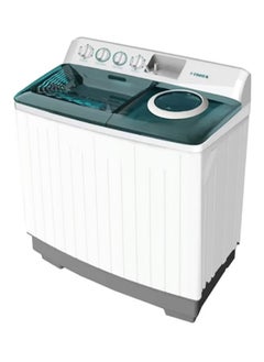 Buy Double Tub Washing Machine, 14 KG Capacity, Elevated Design, Large Pulsator for Superior Cleaning, White, Durable Plastic Body | FW-P14000N in Saudi Arabia