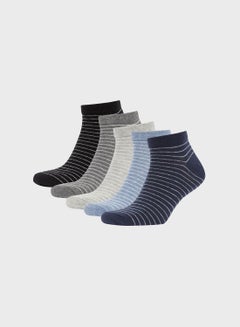Buy 5 Pack Striped Socks in Saudi Arabia