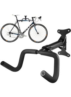 Buy Bike Wall Mount Bike Storage Rack - Foldable - Length and Angle Adjustable - Horizontal Bicycle Rack for Garage,Indoor,Home,Road Bikes,Mountain Bikes,Hybrid Bikes with Screws in UAE