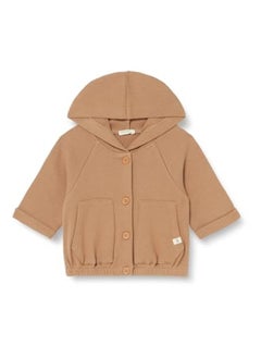 اشتري United Colors of Benetton Baby Boys Jacket Hooded Sweatshirt - Tobacco في الامارات