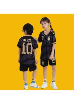 Buy M MIAOYAN Argentina Messi No. 10 Jersey Men's and Women's Kindergarten Children's Wear Football Sports Match Football Jersey Set in Saudi Arabia