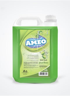 Buy Dish Wash Liquid Green Lemon 5 L in UAE