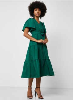 Buy Ruffle Sleeve Dress in Saudi Arabia