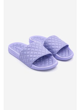 Buy Women Lusso Slide Slippers, Lavenders in Saudi Arabia