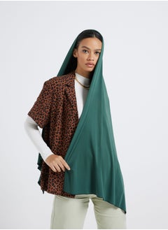 Buy Organic Bamboo Jersey Hijab - Olive Green in UAE