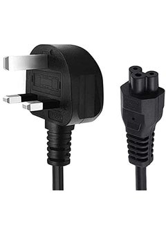 Buy UK Power Cord Flower Type AC Cable 3 Pin with Fuse - 1.5 Meters in UAE