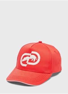 Buy Logo Print Curved Peak Cap in Saudi Arabia