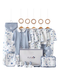 Buy Newborn Clothing & Accessory Set,Baby Newborn Essentials Gift Set Premium Cotton Breathable Baby Clothes Bibs Hat Blanket and Socks Set Fits Newborn to 3 Months Baby Boy Girls in Saudi Arabia