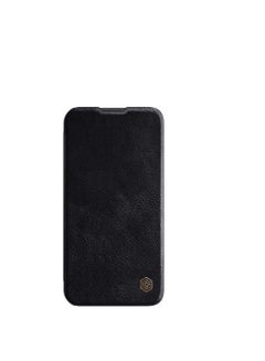 Buy Nillkin Qin Pro Leather Case (plain leather) Apple iPhone14 6.1 2022-Classic Black in Egypt