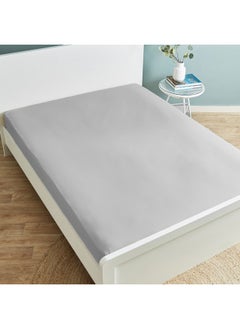 Buy Ballina Solid Cotton King Flat Sheet 260 x 240 cm in UAE