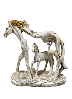 Buy Creative Resin Horse Statue Home Decoration, Art Horse Sculpture Desktop Figurine Ornament Gift for Living Room Office Study Room Bedroom Coffee Shop Bar in Saudi Arabia