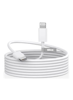 Buy USB C to Lightning Cable, 100CM iPhone Charger Cable MFi Certified Data Sync iPhone Fast Charger Cord for iPhone 13 12 11 Pro Max Mini XS Pro Max XR X 8 Plus MacBook in Saudi Arabia