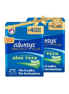 Buy Protect Plus, Maxi Thick, Extra Long 52 Pad in Egypt