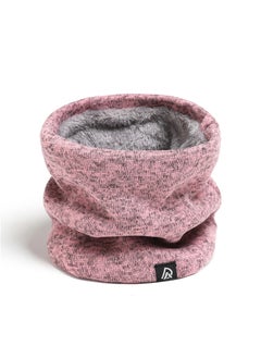 Buy Mens Knitted Fleece Collar Winter Warm Neck ScarfWB35-6 powder WB35-6 powder in UAE