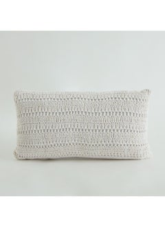 اشتري White Haven Velin Croatia Stripe Filled Cushion 50 x 30 cm في الامارات