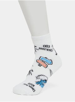 اشتري AOP Ankle Length Socks في السعودية