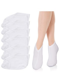 Buy 6 Pairs Moisturizing Socks Overnight, Cosmetic Moisturizing Socks for Women and Men, Lotion Moisturizing Socks Spa Overnight Absorbing for Dry Cracked Feet in UAE