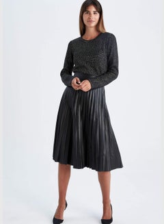 Buy Woman A Line Knitted Skirt in UAE