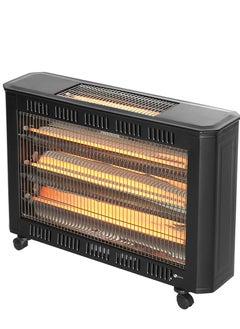 Buy Saray 2150W Electric Room Heater with Adjustable Thermostat, Advanced Safety Features, Portable Design with Wheels, and Even Heating for Reliable Winter Comfort at Home or Office – Model WHT 6040 in Saudi Arabia