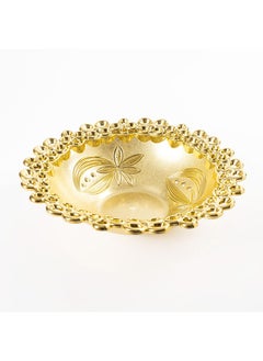 Buy Erna Decorative Bowl, Gold - 33 cm in UAE