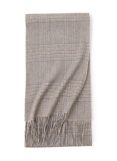 Buy Warm Long Cashmere Check Scarf Multicolour in UAE