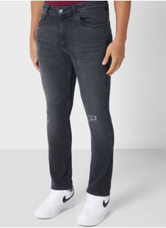 Buy Slim Fit Washed Jeans in UAE