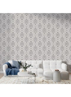 اشتري Tribal Seamless Pattern With Rose Royalty Fabric Wallpaper Covers An Area ​​Up To 4.2Mx3M With Adhesive And Smoothing Tool في مصر