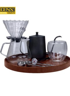 Buy A Complete Set For Preparing Drip Coffee With An Elegant And Modern Design Containing 12 Pieces To Prepare The Best Cup Of Coffee Using Filter Technology - From Denx in Saudi Arabia