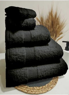 Buy Plain cotton towel - color: graphite - model R12 - 100% cotton. in Egypt