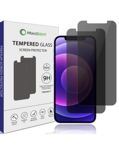 Buy PRIMEEIGHT iPhone 11 / XR Privacy Screen Protector 6.1 Inch Display - Ultra Thin 9H Hardness Tempered Glass iPhone 11 / XR Pack of 2 - Easy to Install HD Privacy Screen. in Saudi Arabia