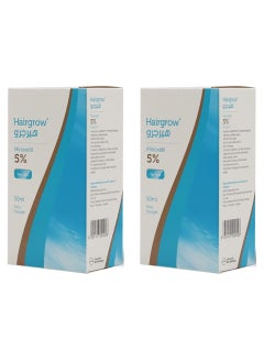 Buy Minoxidil 5% Solution Hair Regrowth Tonic 50ml (2 Pack 2 Month) in Saudi Arabia