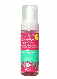 Buy Carefree Duo Effect Daily Intimate Cleansing Mousse 150 ml in Saudi Arabia