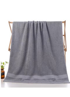 اشتري Smart Cell Textured Bath Towel Grey 140x70centimeter في السعودية