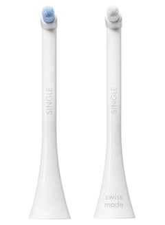 اشتري Curaprox Hydrosonic Pro Brush Head Single, 2 Pieces - Curaprox Electric Toothbrush Heads/Replacement Toothbrush Heads - 2 Pack في الامارات