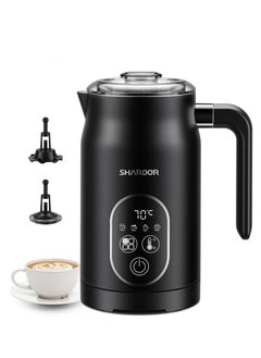 Buy Electric Milk Frother, 4 In 1 Milk Frother and Steamer With Temperature Control, Automatic Frother for Coffee, Latte, Hot Chocolate, Cappuccinos, Macchiato in Saudi Arabia