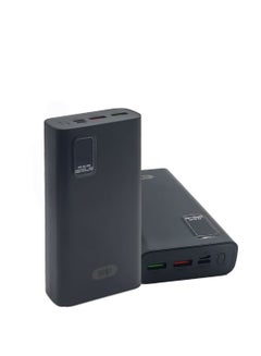Buy Power Bank 20000 22.5W (PD port 18W + 2 USB ports) with screen in Saudi Arabia